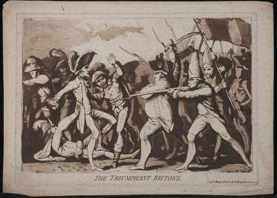 The Triumphant Britons, 1780 by James Gillray
